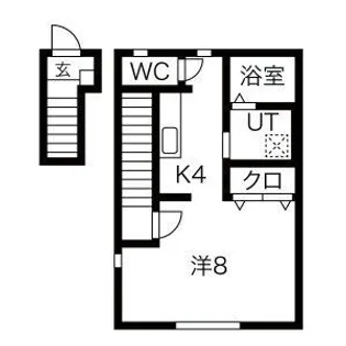 ブルック北上I【2階】の間取り