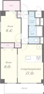グレースローズ【2階】の間取り