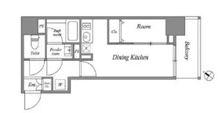 QUALITAS日本橋浜町【4階】の間取り