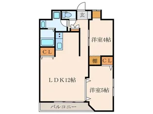 THE GRANDE HILLS【7階】の間取り