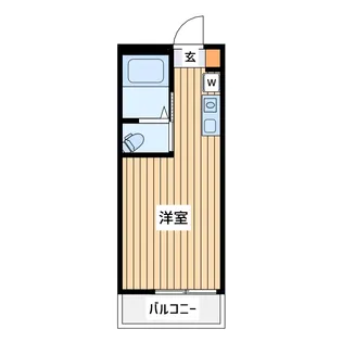 ブルーメ大倉山【1階】の間取り