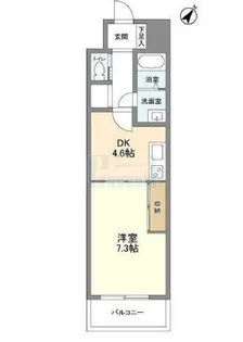 オーキッドレジデンス板橋【4階】の間取り