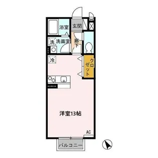 ヴァン・セゾニエ【2階】の間取り