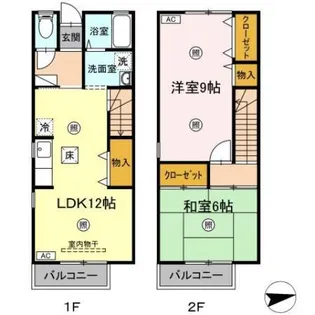 ヴェルデ原【2階】の間取り