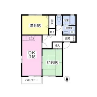 グリーンライフ【1階】の間取り