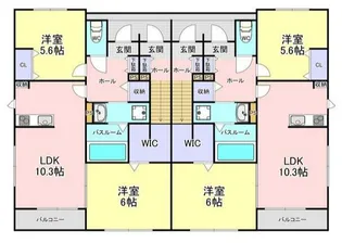 花客家【1階】の間取り