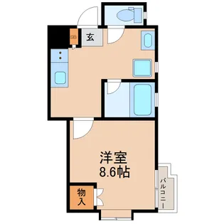 コーポK&K【3階】の間取り