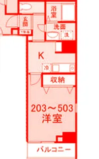 EARTH浅間町【3階】の間取り