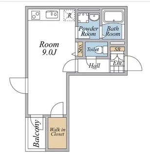 ノトア祐天寺【3階】の間取り