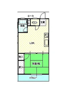 小林ハイツ【3階】の間取り