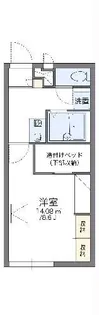 レオパレス辰&圭【1階】の間取り