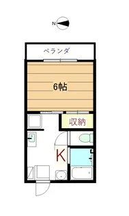 シャンポールふたすぎ【2階】の間取り