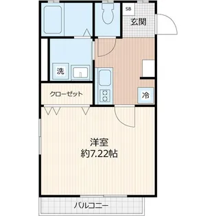 JLBグランエクリュ西新宿【2階】の間取り