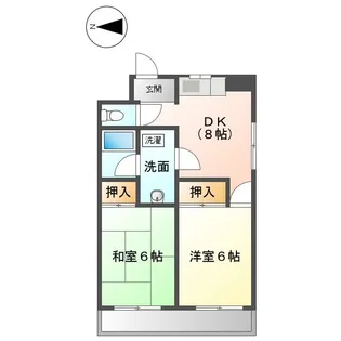 川村ビル【3階】の間取り