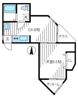 Arts沼袋【1階】の間取り