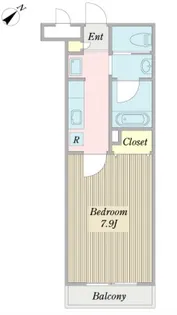 ラテル松山【3階】の間取り