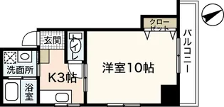 CREA HIROMI【3階】の間取り