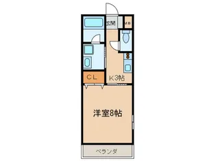 クリアスエヒロ【2階】の間取り