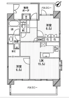 ライオンズシティ白金高輪【11階】の間取り