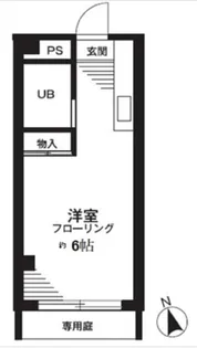 グラビス蒲田【1階】の間取り