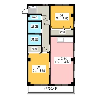 AIIPALACEII【2階】の間取り