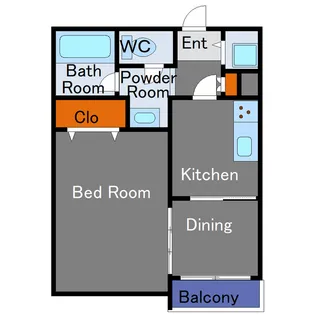 THE FOURTEEN【1階】の間取り