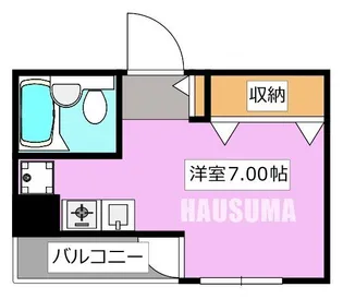 ラポールヤマミツ【2階】の間取り