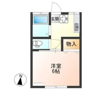 石井ハイツB棟【2階】の間取り