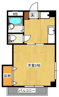 上杉イレブンII【2階】の間取り