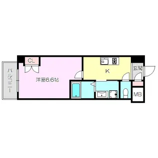 KORE・YIELD大阪【3階】の間取り