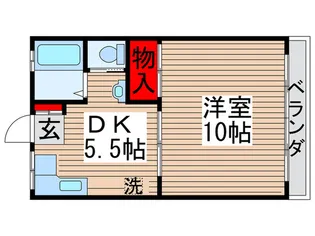 ハイツカワ-ドI【2階】の間取り