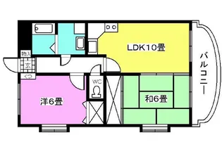 メゾンT.M.S II【3階】の間取り