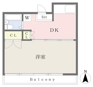 カーサ七久保【2階】の間取り