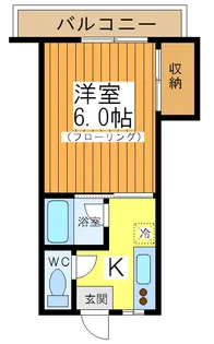 上保コーポ【2階】の間取り