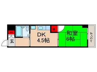 平和ハイツ【2階】の間取り