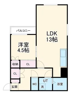 カーサ水海道【3階】の間取り