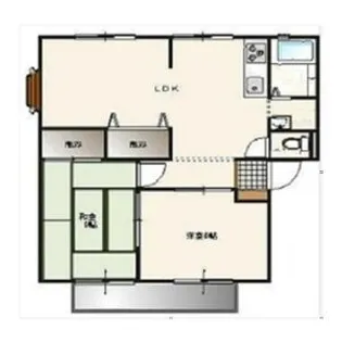 サンビレッジきららA棟【1階】の間取り