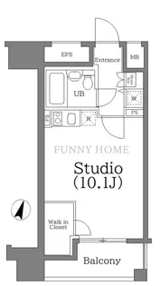 日神デュオステージ笹塚西館【8階】の間取り