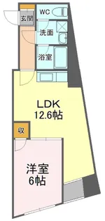ゾーナヴェルデ【3階】の間取り