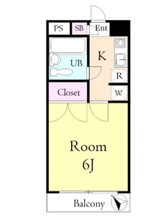メゾンドリバージュ【2階】の間取り