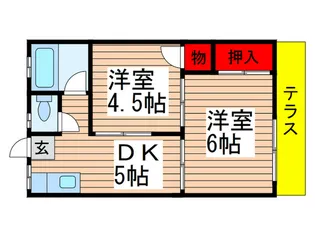 第7長栄マンション【1階】の間取り