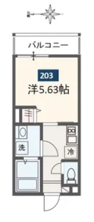 MELDIA堀切菖蒲園III【2階】の間取り