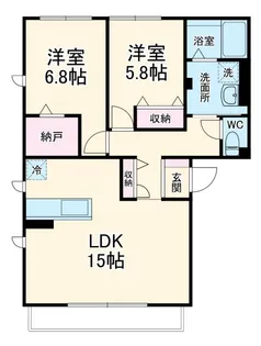 Grand Hill 清水【2階】の間取り