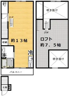 ハウゼ経堂【2階】の間取り
