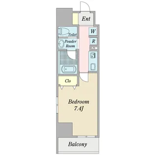 オウジュ一里塚【9階】の間取り