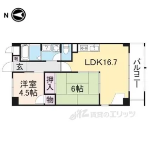 コーポ睦【3階】の間取り