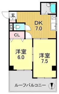 プロモントワール【2階】の間取り