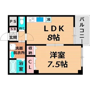 サンフローラ【3階】の間取り