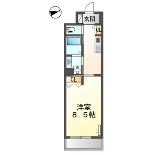 La・Felice SANDA【3階】の間取り