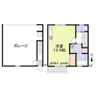 サーキットBASE B棟【2階】の間取り